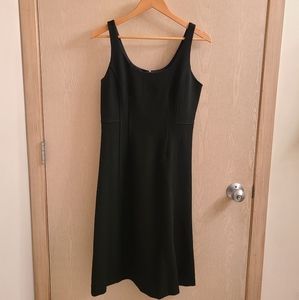 Ann Taylor Structured Black Tank Dress